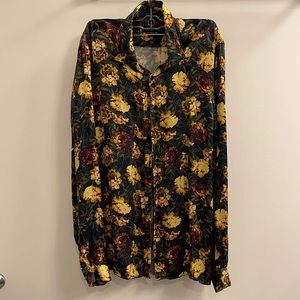 Zara Men | Floral Button Down | Relaxed Fit
